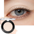 Nude Beige Matte Eyeshadow Palette, Mini Monochrome Powder Eye Shadow for Older Women, High-Pigment White Eyeshadow Compact sombras para ojos, Naturing-Looking Smooth Blendable Color