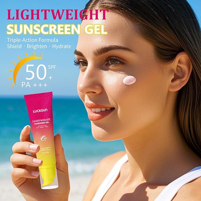 Tinted Sunscreen for Face, Broad Spectrum SPF 50+ Sunscreen Lotion - Lightweight, Water-Resistant Daily Moisturizer for Face & Body, Travel Size Sunscreen, Daily Protection, 1.7fl.oz