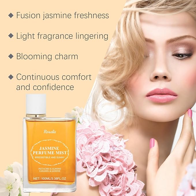 Women's light perfume. perfume with delicious scents of vanilla pistachio and caramel sunflower, women's hair and body perfume spray. Party and holiday gift