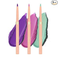 Oulac Waterproof Lipliner Pencil Set - Smooth and Creamy, Retractable Lip Makeup for Precision Application, Vegan & Cruelty-Free, 08+11+LL09