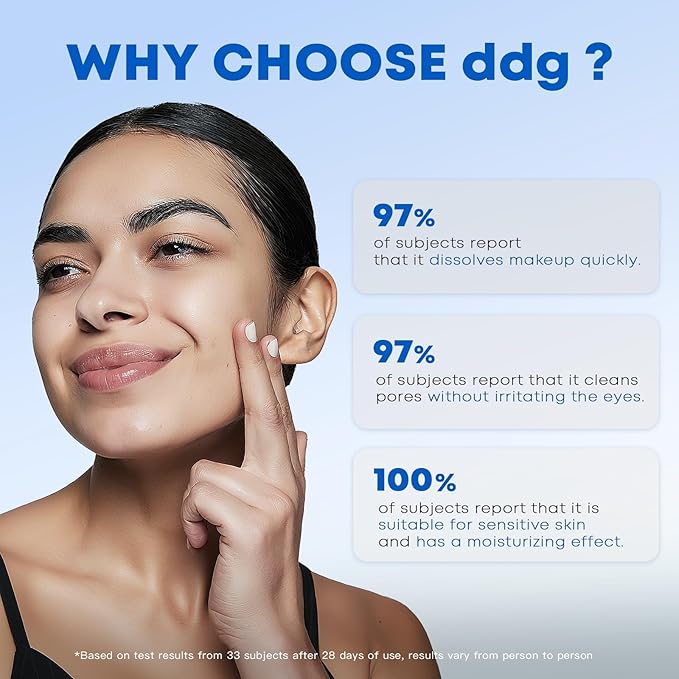 ddg Soft Moist Cleansing Balm,Makeup Remover Balm for Sensitive Skin,Eye Makeup Remover & Facial Cleanser for Waterproof Makeup Removal,Oil Based Balm,Nourishing & Hydrating,3.38 fl oz/100ml