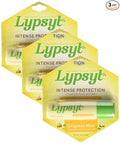 Lypsyl Intense Protection Original Mint, Lip Balm 0.10 oz (Pack of 3)