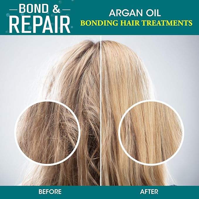 Hair Chemist Bond & Repair Argan Oil - Bonding Treatment for Damaged Hair, 7.1 Ounces