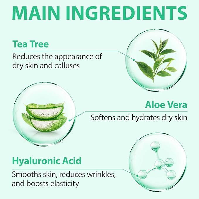 Urea Cream 40 Percent for Feet - 40% Urea Cream Plus 2% Salicylic Acid with Hyaluronic Acid,Tea Tree, Aloe Vera for Dry Cracked Heels, Knees & Maximum Strength Foot Deep Moisturizer(5.29 OZ)