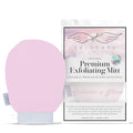 Seraphic Skincare Limited-Edition Pink Premium Exfoliating Mitt for Body 1pc – Exfoliating Glove & Body Scrubber for Shower Use, Deep Body Exfoliation, Dead Skin Removal & Self Tanner Washcloth