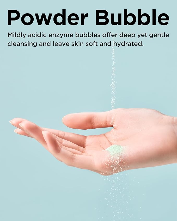 TOCOBO Cica Calming Powder Wash – Korean Enzyme Face Cleanser with Cica, Tea Tree & Papain – Hypoallergenic Low pH Powder Cleanser for Sensitive Skin, Pore Purifying & Exfoliating,. 1.69 oz.
