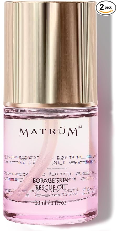Organic Barrier Repair Face Oil, Deep Hydration & Redness Soothing, Firming & Brightening with Squalane, Niacinamide, Vitamin E & Rosehip Seed Oil, Gua Sha Oil for Dry & Sensitive Skin