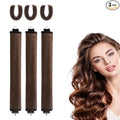 Overnight No Heat Hair Curls 3Pcs, for Long Medium Hair Overnight Heatless Jumbo Flexi Rods With Hook for Heatless Curlers Headband