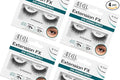 Ardell Lash Extension FX B-Curl False Eyelashes - Eye-Opening Effect Natural Look Strip Lashes, 4 Pack