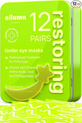 Under Eye Patches 12 Pairs of Themed Hydrogel Eye Gel Pads - For Puffy Eyes and Dark Circles, Under Eye Bags, Wrinkles - Restoring Set with Chamomile