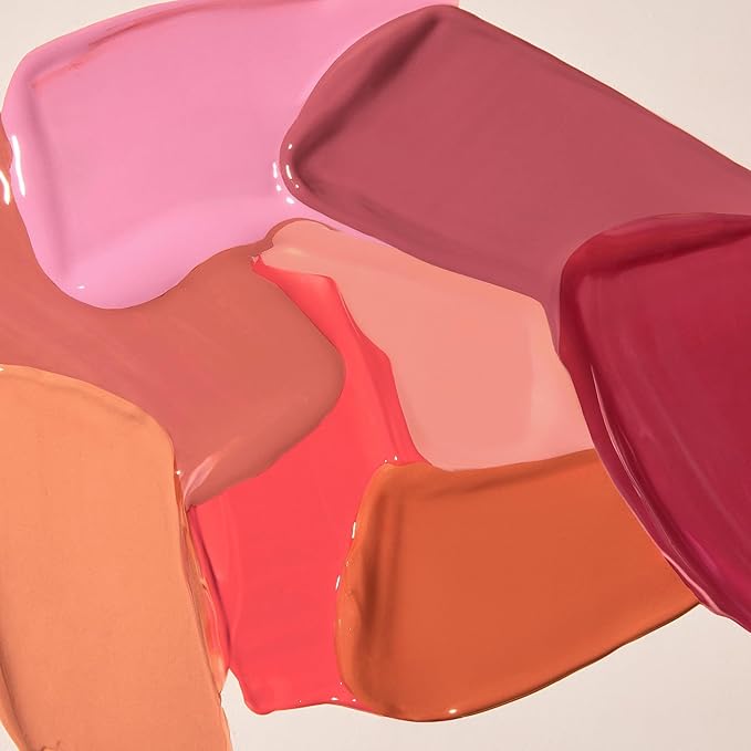 FLOWER Beauty By Drew Barrymore Liquid Blush Makeup Bomb Color Drops -Silky Lightweight Formula + Gel Cream Blush for Cheeks - Radiant + Glossy Finish - Buildable + Lightweight Formula - Cruelty-Free + Vegan (Spiced)