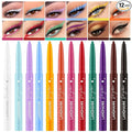 12 Colors Eyeliner Set - Matte Colored Gel Eyeliner Pencils, Waterproof, Smudge-Proof, Long-Lasting Gel Pencils - Natural Eye Liner for Older Women, lapiz de ojos delineador de ojos contra el agua