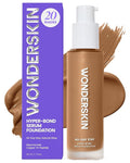 Wonderskin Hyper Bond All-Day Stay Serum Foundation – Waterproof, Transfer-Proof, 24HR Longwear Face Makeup with Niacinamide & Hyaluronic Acid – Lightweight, Natural Finish (Dream)