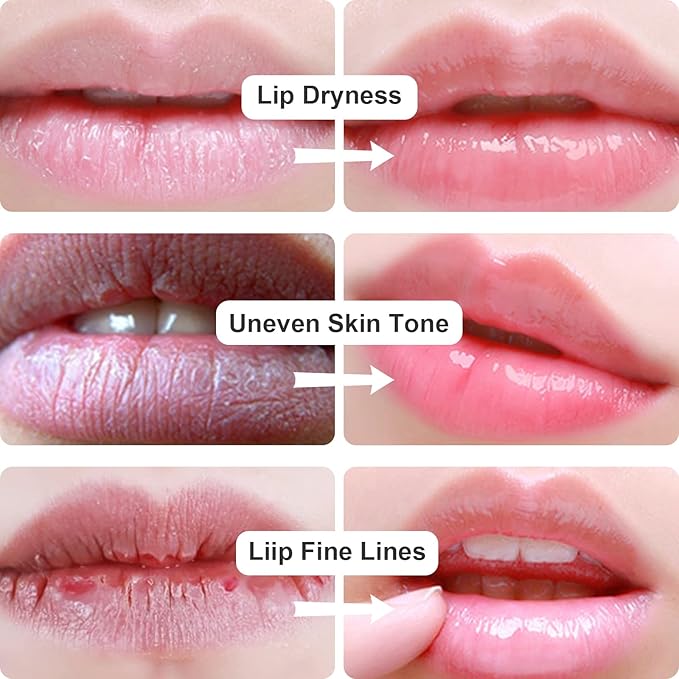 30 PCS Moisturizing Collagen Lip Mask Crystal Mouth Care Pads Mask for Moisturizing & Reducing Chapped, Smoothing Fine Lines Lip Patches with Moisture Essence for Gifts
