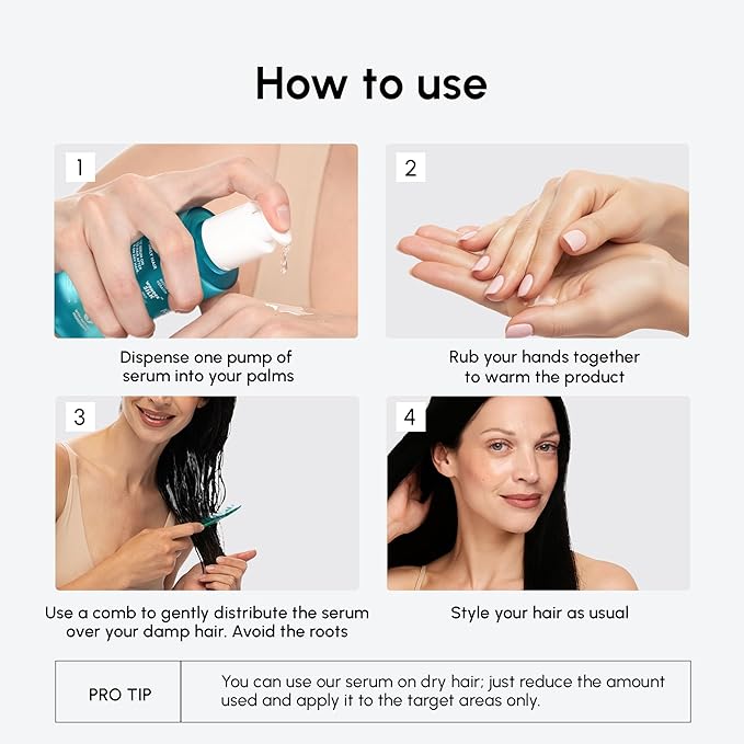 MAREE Hair Oil for Frizzy Hair with Argan Oil, Keratin & Biotin 3 PACK – Hair Serum for Dry and Curly Hair Gloss – Frizz Control Hair Care Products for Women – Aceite Para el Cabello