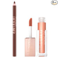 Maybelline Lifter Gloss and Lifter Liner Bundle, Lip Gloss and Lip Liner in Shades Amber and Cross The Line, Pack of 2