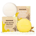Rice Water Shampoo Bar & Argan Conditioner Bar Set – Strengthening & Nourishing Hair Care Duo for Fine or Weak Hair – Solid Shampoo and Conditioner Bars for Growth, Shine & Scalp Balance
