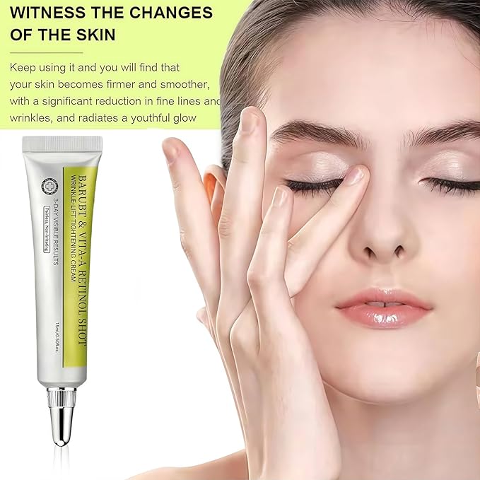 Retinol Shot Tightening Booster - Pore Minimizer, Firm Skin with Retinol & Panthenol, Facial Retinol Serum, Moisturizes Skin Smoother, Fine Lines & Wrinkles Less Noticeable, 2PCS - 0.5fl.oz.*2
