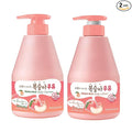 Kwailnara Peach Milk Body Wash & Lotion Set (19.75 Oz Each) – 2-Piece Korean Skincare Duo for Clear & Radiant Skin | Milk Protein, Royal Jelly & Vitamin-Rich Peach Extract | Paraben-Free