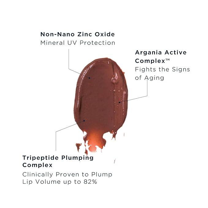 FRÉ Plump Me Peptide Lip Tint SPF 30 (Cassis) – 4-in-1 Plumping & Hydrating Mineral SPF 30 Lip Tint with 100% Non-Nano Zinc Oxide, Clean, Vegan Lip Care