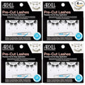 Ardell Pre-Cut False Lashes 900 with Free Duo Adhesive, 4 Packs
