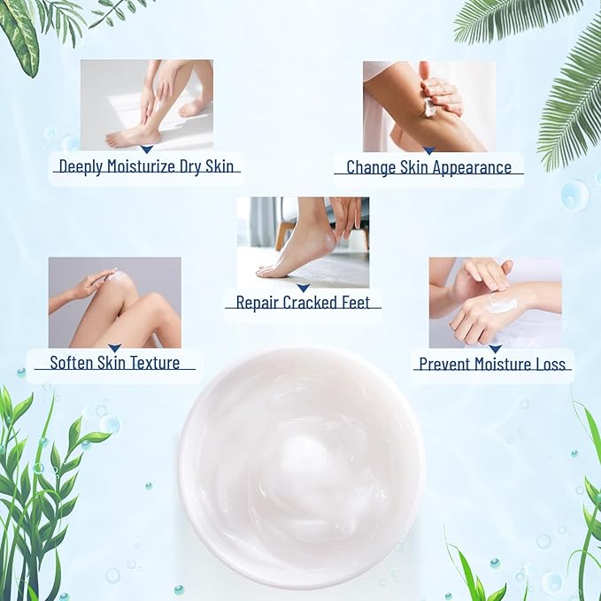 Urea Cream foot cream, 40 percent Foot Care Lotion for Cracked Heels,Moisturizing，Cracked Heels, Ultra,Rough, Dry, Calloused Feet,Softening Rough skin on feet for All Skin 5.29 fl.oz