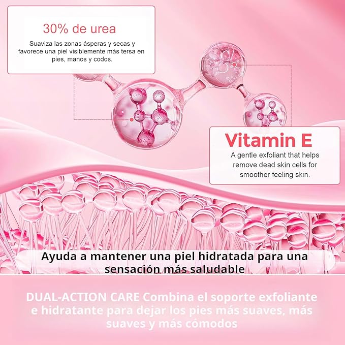 Urea Cream 30 Percent for Feet 3.38 oz, Foot Cream and Hand Cream Maximum Strength with Hyaluronic Acid, Aloe Vera for Deep Moisturizes, Callus Remover