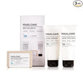 MARLOWE. Men's Skin Care Set, 3-Piece Best Sellers Kit, Exfoliating Scrub Soap Bar, Purifying Facial Cleanser & Hydrating Facial Moisturizer, Great Gift for Men, Clean, Vegan Grooming Essentials