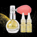Body Glitter Spray, Hair Glitter Spray, Body Shimmer Powder, Face Glitter Highlighter, Glitter Spray, Body Shimmer Spray for Skin (Gold)
