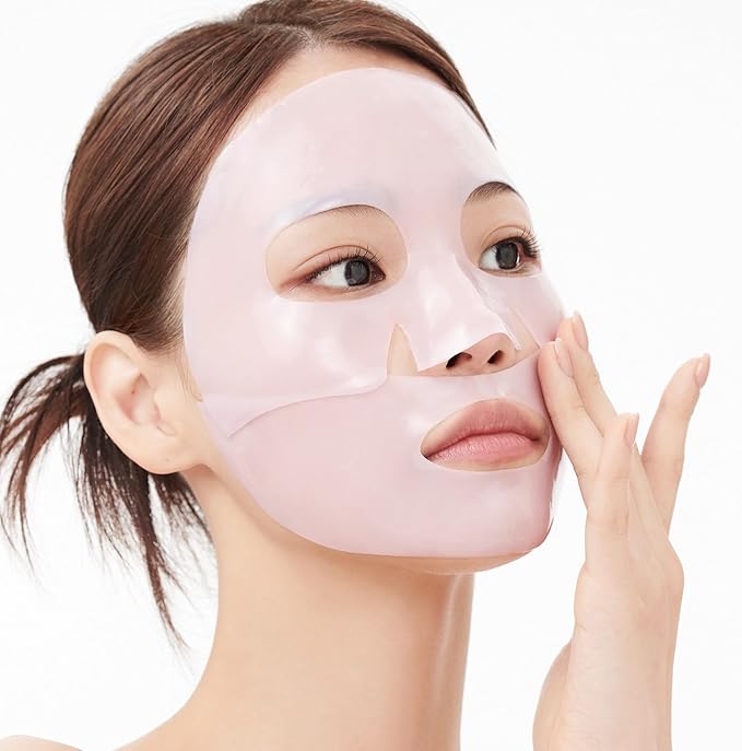 Cell Fusion C Glass Skin Collagen Mask, 1.23 oz. x 5 Sheets, Overnight Hydrogel Mask with Triple Collagen, Hydrating and Plumping, Korean Skincare