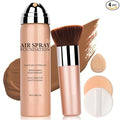 Airbrush Foundation Makeup Spray Full Coverage Foundation for Mature Skin,Long-lasting Airbrush Flawless Setting Spray,Waterproof Foundation for Smooth Radiant Skin (08 Tan)