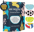 Adhesive Eyepatch for Kids & Adults - As Seen on Shark Tank - Kids Breathable, Comfortable Sport Eyepatch for Lazy Eye - Amblyopia & Sensitive Skin Medical Eye Patches - 48 Patches by See Worthy