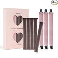 Heatless Curls Overnight Rods Set – 8PCS Flexible Heatless Curling Rods for Long & Short Hair, Soft No Heat Hair Curler Blowout Styling Tools for Loose Waves or Tight Curls