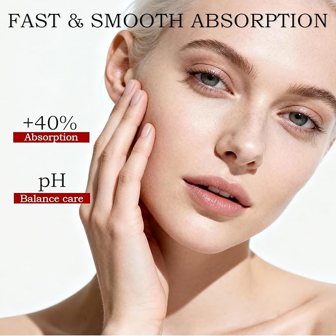PDRN Serum, 99% Pure Salmon DNA, Anti-aging Glow Plumping Face Serum with Ceramide NP, Firming, Elasticity Improving, Tone Evening, Barrier Repairing, Moisturizing & Hydrating 1.69 fl. oz