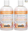 Ginger Lily Farms Botanicals Moisturizing Conditioner for Dry Hair, Coco Mango, 100% Vegan & Cruelty-Free, Coconut Mango Scent, 12 Fl Oz (Pack of 2)