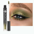 Olive Green Liquid Metallic Eyeshadow, High Impact Sparkle Liquid Eye Shadow for Hazel Eyes, Long Lasting Quick-Drying Shimmer Eyeshadow Eyeliner Makeup for Daily, Party,Vacation, No Fading, Vegan #08