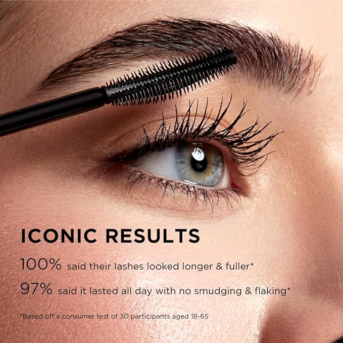Sigma Beauty Lash Icon Lengthening & Volumizing Tubing Mascara (Black) — Smudge Resistant Mascara with Curved Wand, Lightweight Buildable Formula for Defined, Lifted Lashes and All Day Wear