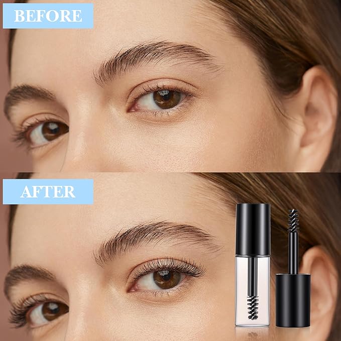 Nogeqi 20PCS Empty Mascara Tube 3ml Mini Empty Mascara Tube and Wand Glass for Castor Oil Small Sample Size Eyelash Growth Packing Tubes Container with Eyelash Wand Home and Travel