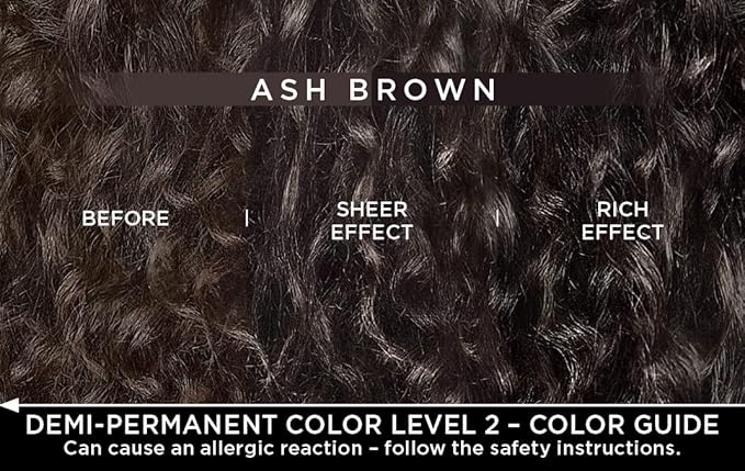 Schwarzkopf Glossify Customizable Color Gloss, Ash Brown