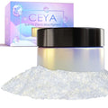 Ceya Interference Gold Mica Powder, 1.8oz/ 50g Ghost Gold Chrome Nail Powder, Cosmetic Grade Pearlescent Color Shift Pigment for Epoxy Resin,Car Spray Paint,Soap Candle Dye,Slime,Paint,Lip Gloss