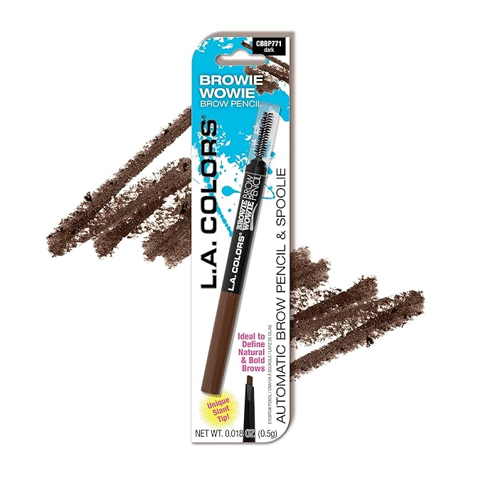 L.A. COLORS Browie Wowie Brow Pencil, Dark - Carded CBBP771