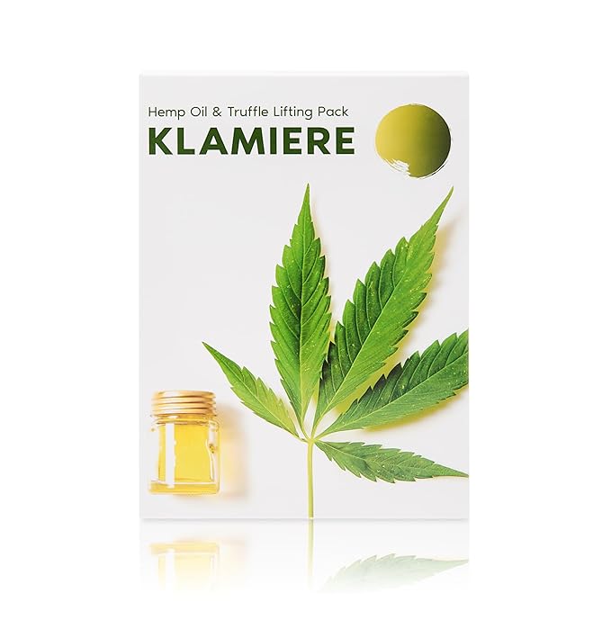 Hemp Oil and Truffle Wash Off Lifting Mask for 8 Applications | Korean Facial Mask Skin Care for dry skin | Skin Tightening, Moisturizing, Hydrating, Pore Minimizing Mask for Women and Men