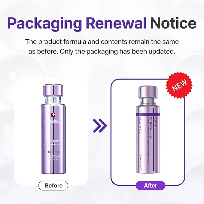 CENTELLIAN 24 360º Shot PDRN Active Serum (PDRN, 1.69fl oz) - Intense Hydration & Skin Firming Serum for a Youthful Appearance, Korean Skin Care. Ribbon Collagen & Hyaluronic Acid.