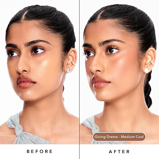 Sacheu Liquid Contour STAY-N Long Wear Cream Contour Makeup — Long Lasting, Blendable, & Lightweight Formula — Vegan & Cruelty-free, Giving Drama