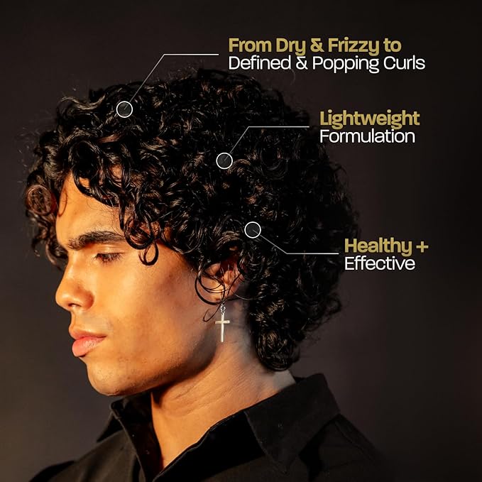 BASED Leave-In Conditioner, Instant Frizz Control, Hydrates & Nourishes Hair, Premium Leave-In Conditioner for Men, Healthier-Looking Frizz-Free Hair in Minutes (6.8 Fl Oz Pack of 2)