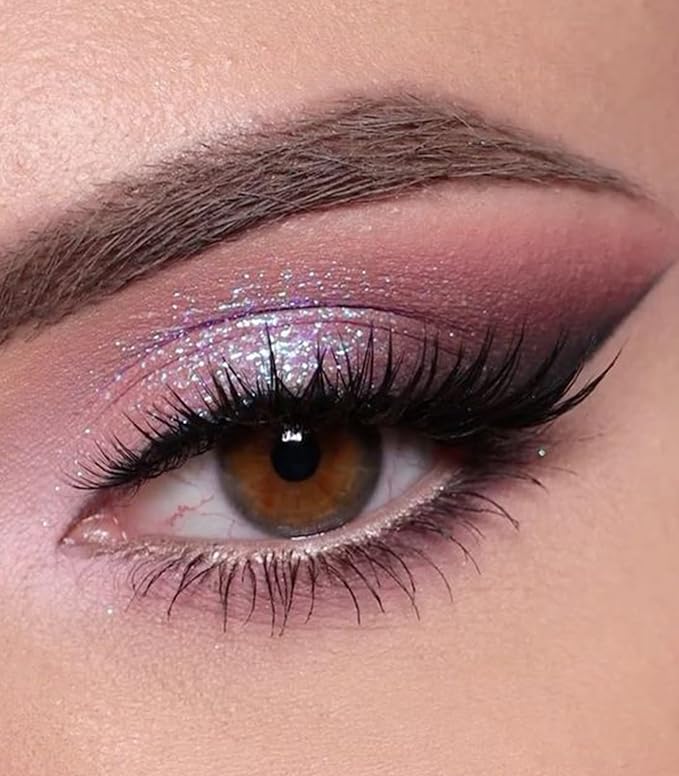 LAVONE Multichrome Eyeshadow, Iridescent Purple-Pink-Gold Eyeshadow Powder, Multidimensional Sparkle with One-Swipe Color, Highly Pigmented, Smooth Non-Falling