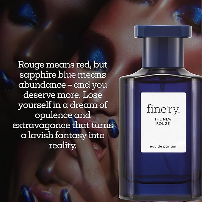 Fine'ry The New Rouge Eau De Parfum & Body Mist Gift Set | Warm & Spicy Notes Of Saffron, Amber & Sandalwood | Fine Mist Spray & Perfume For Women | Fragrance Layering Duo (2oz + 5oz)