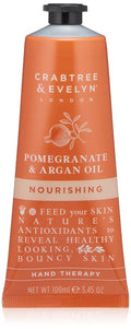 Crabtree & Evelyn Pomegranate & Argan Oil Nourishing Hand Cream Therapy, 3.45 oz