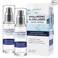 Skin 2.0 Hyaluronic Acid & Collagen Face Serum - Dermatologist Tested, Skin Tightening, Hydrating - Anti-Aging, Clean Beauty, Cruelty-Free Korean Skincare for All Skin Types - Duo Pack