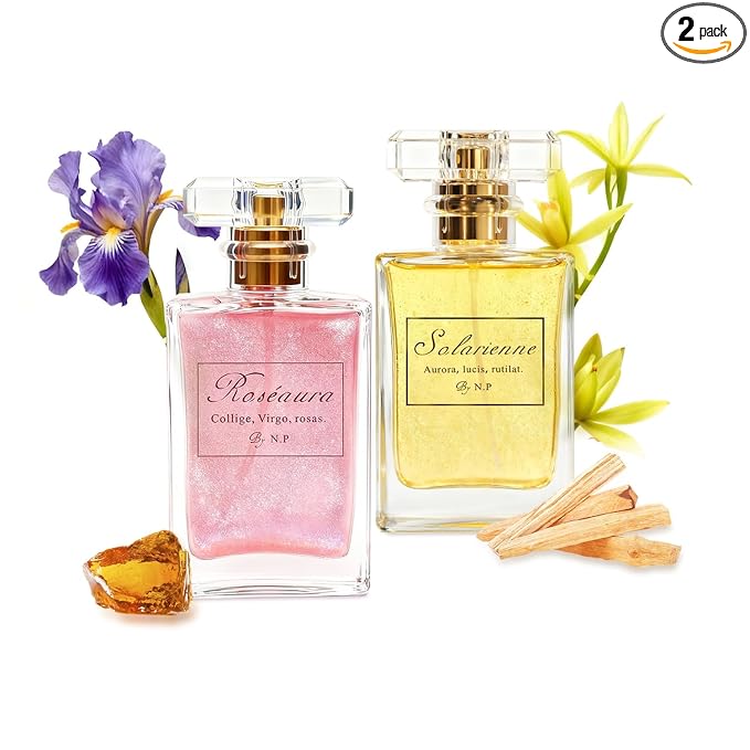 NP NATURES PHILOSOPHY Hair Perfume, Leave-in Hair Serum & Shine Hair Spray for Women, Anti-Frizz, Long Lasting Fragrance, Lightweight Conditioner & Glossier Hair Perfume oils - 2 Pack